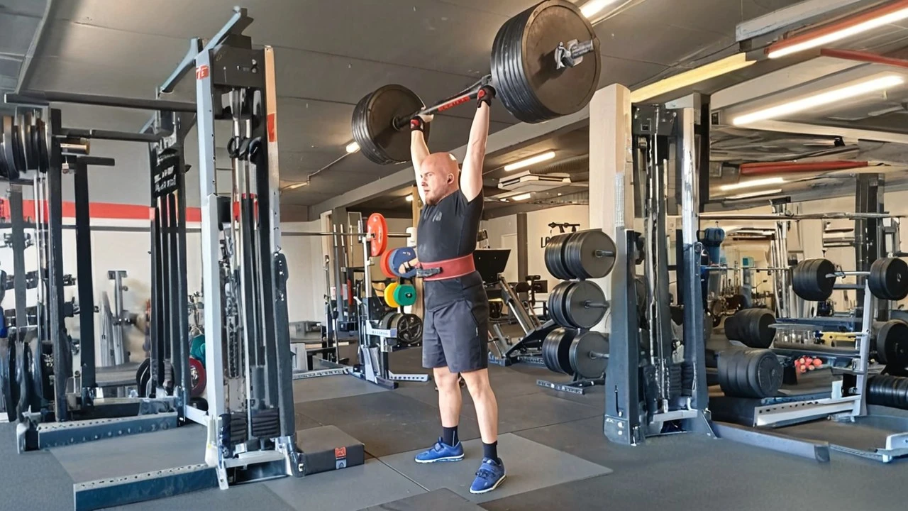 ik met overhead press